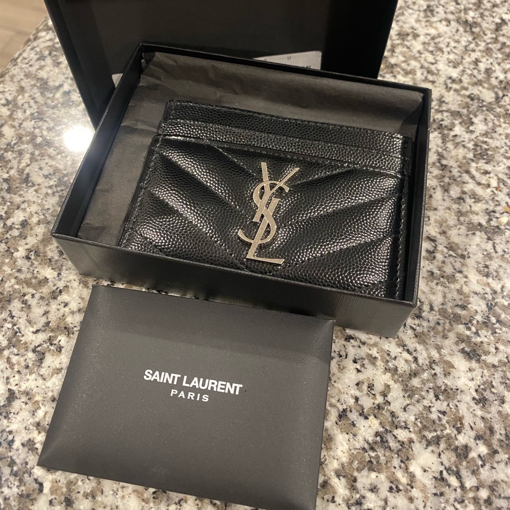 Saint Laurent Paris card holder